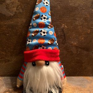 GNOME ATHLETE "CHAMP" Plush Hug Giftcraft Basketball Football Soccer NWT